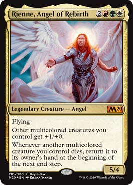 Magic: The Gathering - Rienne, Angel of Rebirth - Buy-A-Box Promo Card - MTG Foil Rare Angel Commander - Perfect for Commander Decks & MTG Collections