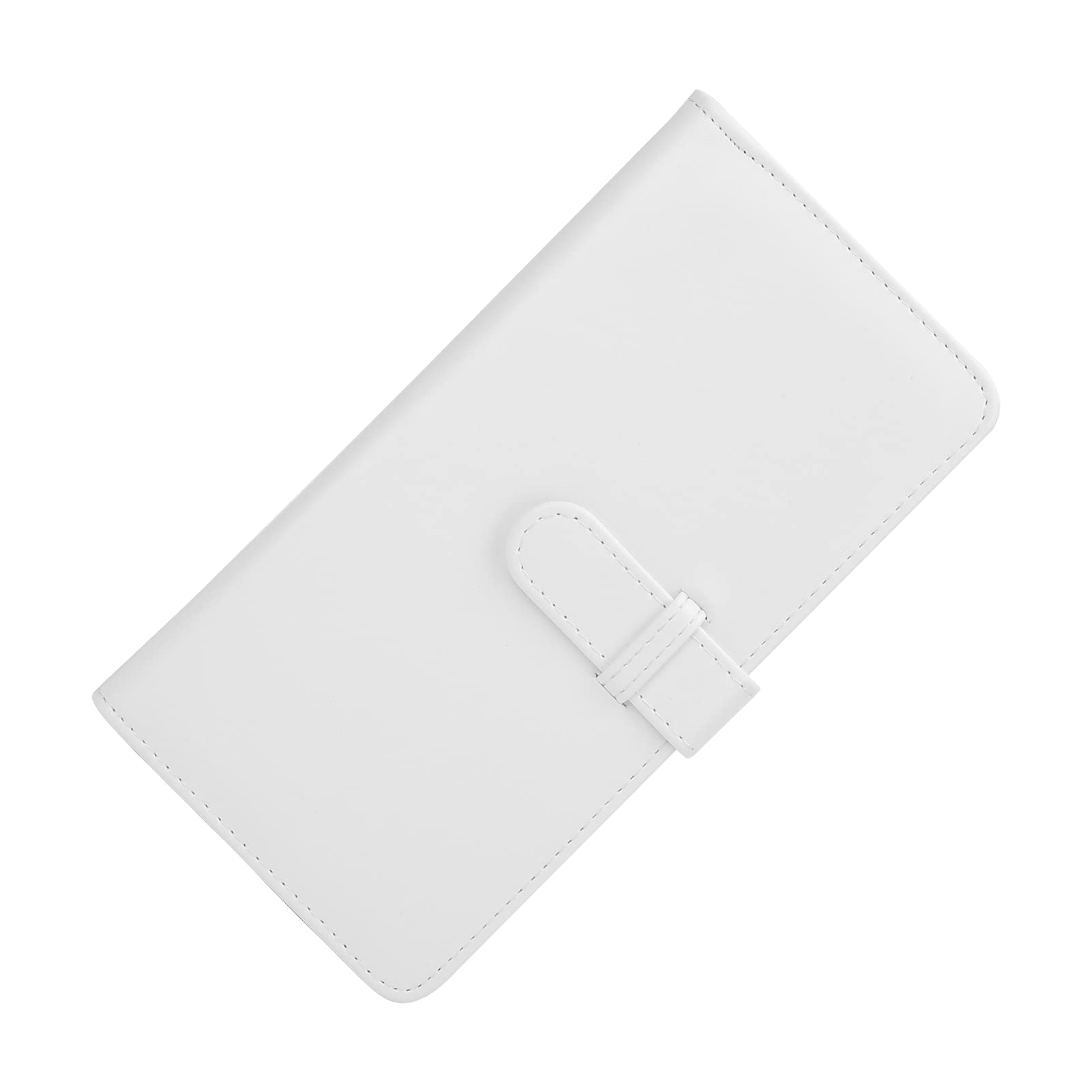 80-Page Photo Album with Delicate Buckle - Professional Scrapbook for Photographers, Videographers & Content Creators - Perfect for Wedding, Travel & Portrait Photography (White)