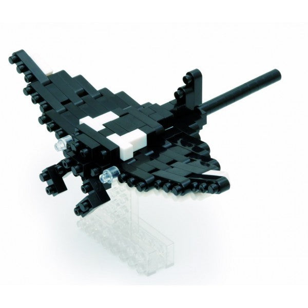 Nanoblock NBC 083 Manta Ray Building Blocks Set - Creative DIY Model Kit for Adults & Kids - Perfect for Home Decor, Office Display & STEM Education