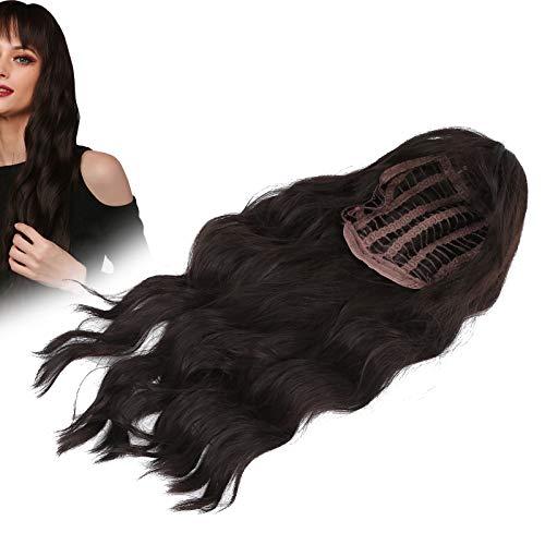 Heat Resistant Long Curly Wavy Synthetic Wig for Women - Pink High Density Full Wig (#2) | Perfect for Cosplay, Costume Parties & Everyday Fashion