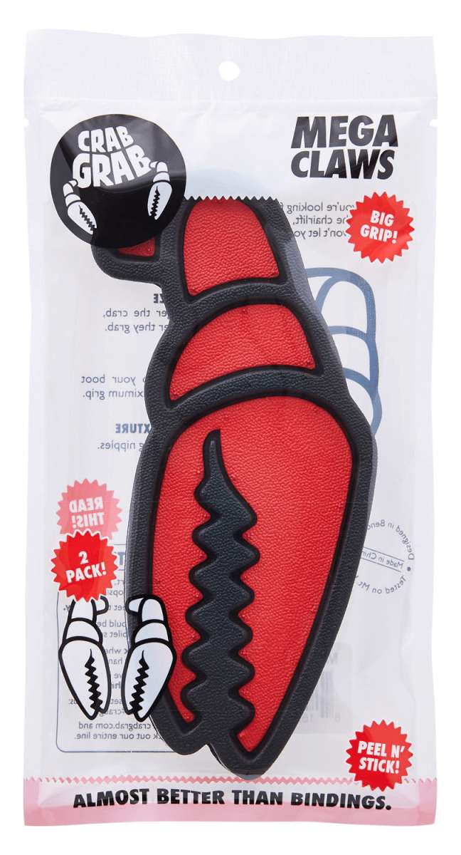 Crab Grab Mega Claw Stomp Pad - Non-Slip Snowboard Traction Pad for Enhanced Grip & Control | Perfect for Snowboarding, Skiing & Winter Sports (2024 Model)