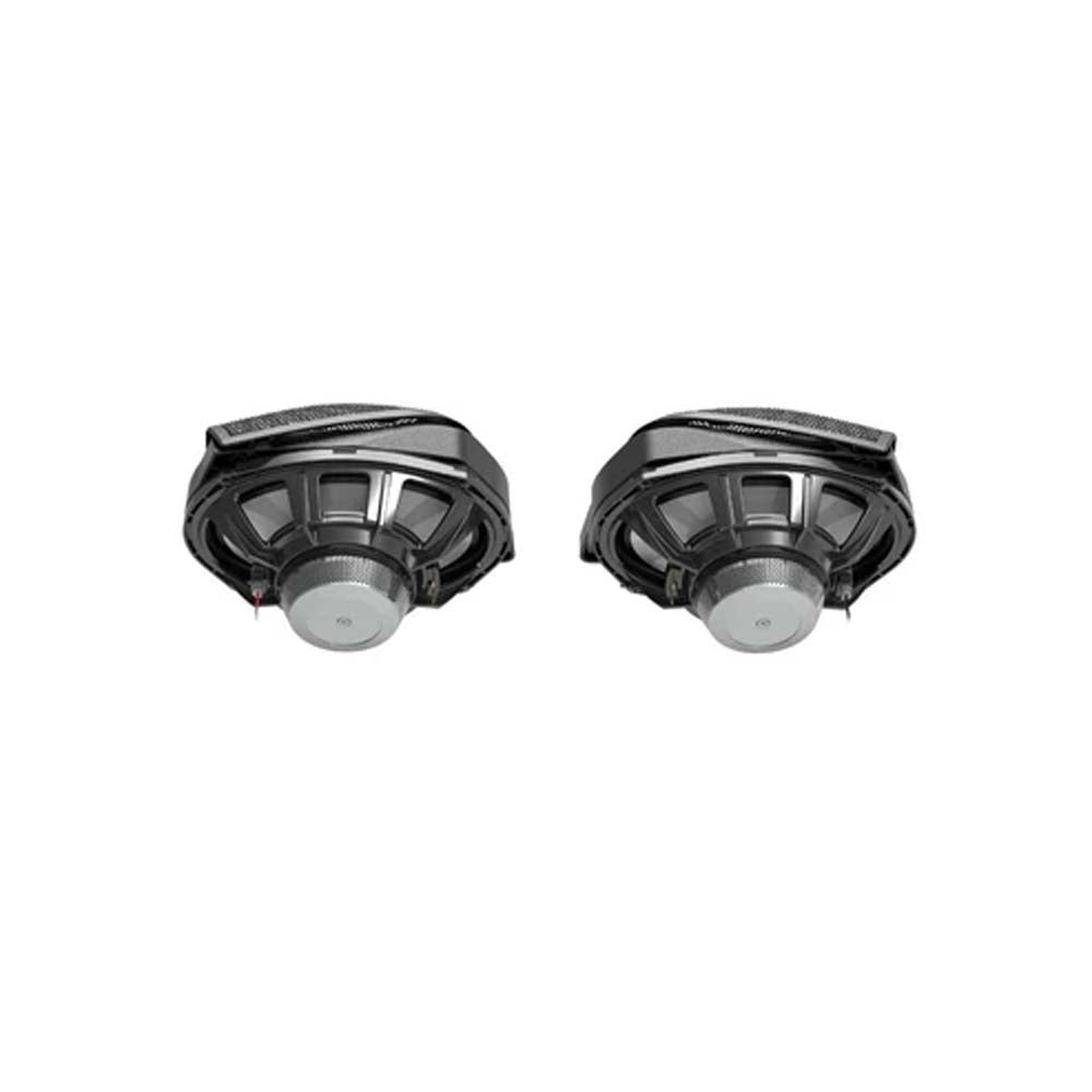 **2014-2023 Harley Davidson® Cut In Lid Kit with Diamond Audio MSHXM694LK & HXM69F4 (4Ω) Speakers + MICRO2V2 2-Channel Class D Amplifier – Premium Motorcycle Audio Upgrade for Touring & Cruising**