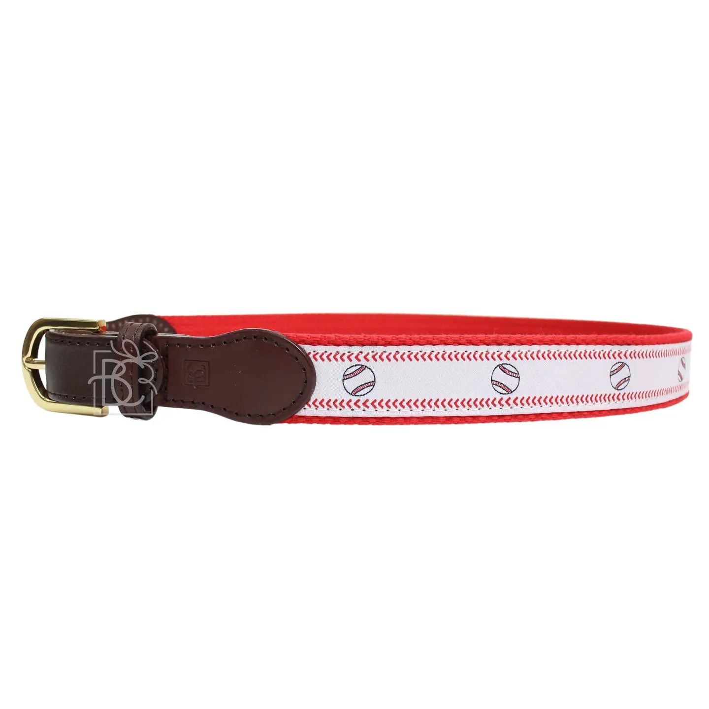Beyond Creation Baseball Ribbon Belt - Adjustable Waistband for Sports & Casual Wear - Perfect for Baseball Games, Team Uniforms, and Everyday Fashion
