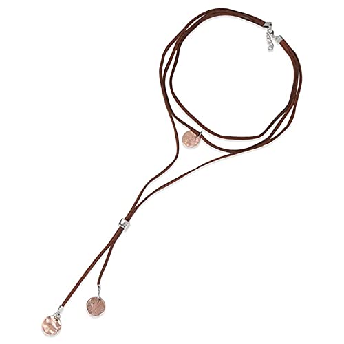 F:brown coin necklace
