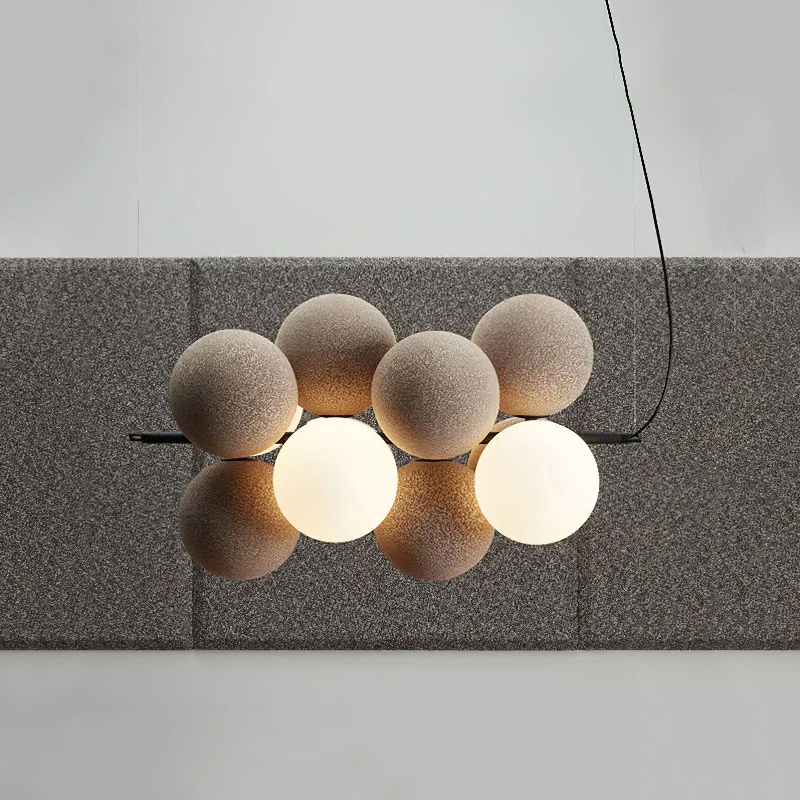 Bubbles Holly Pendant Lamp - Modern Glass Hanging Light Fixture for Living Room, Bedroom, Dining Room & Kitchen Decor