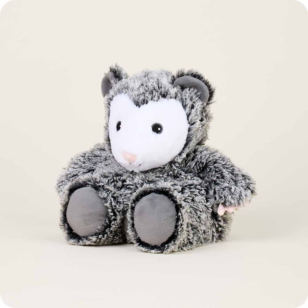 Cozy Opossum Warmies Plush Stuffed Animal - Soft & Cuddly Heating Pad for Kids & Adults - Perfect for Stress Relief, Anxiety Comfort & Bedtime Snuggles - Microwaveable Heating Pad for Cold Nights & Relaxation