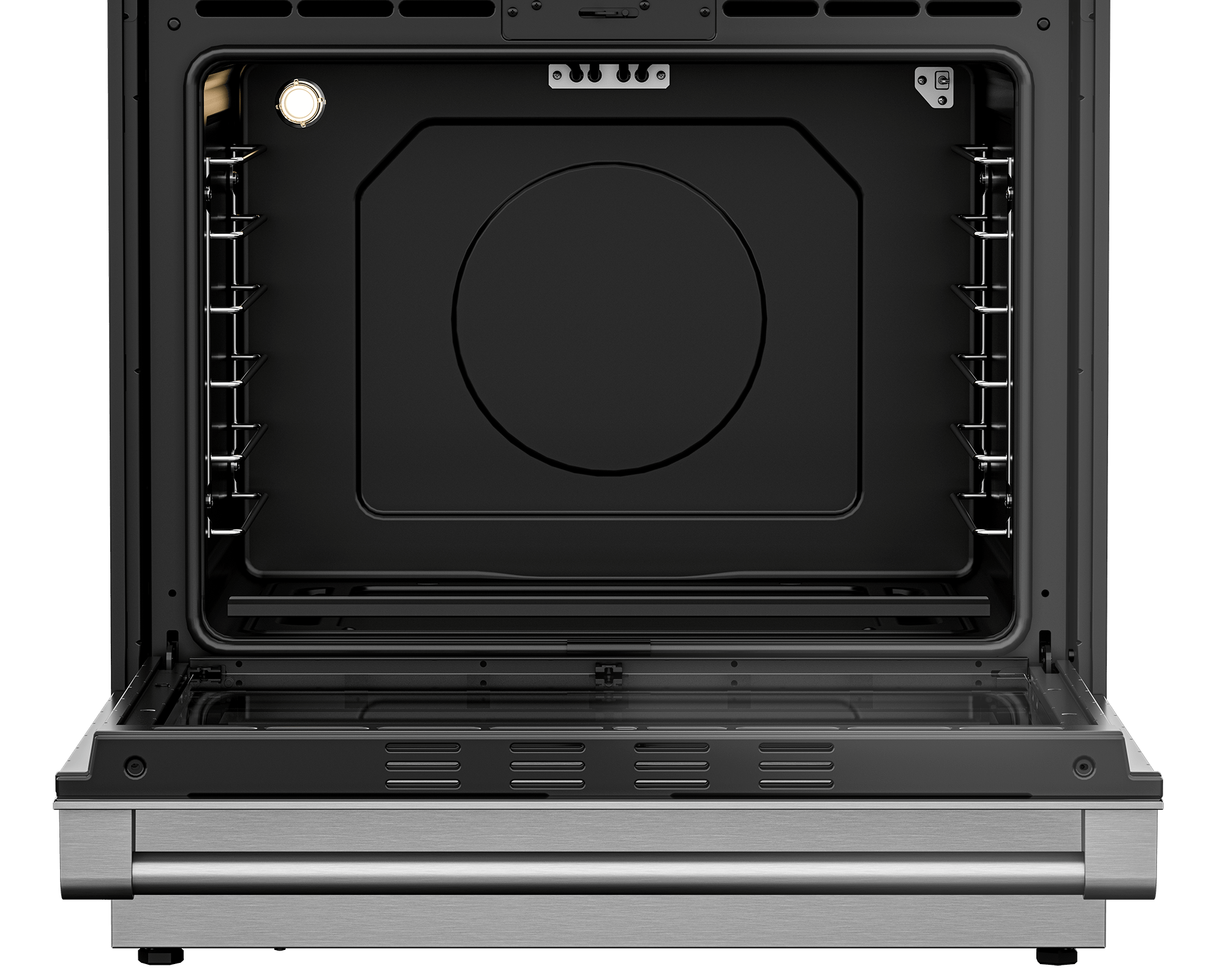 Beko SLER30423SS 30-Inch Slide-In Electric Range - Stainless Steel, Convection Oven, 5 Burner Cooktop - Perfect for Home Kitchens & Small Restaurants