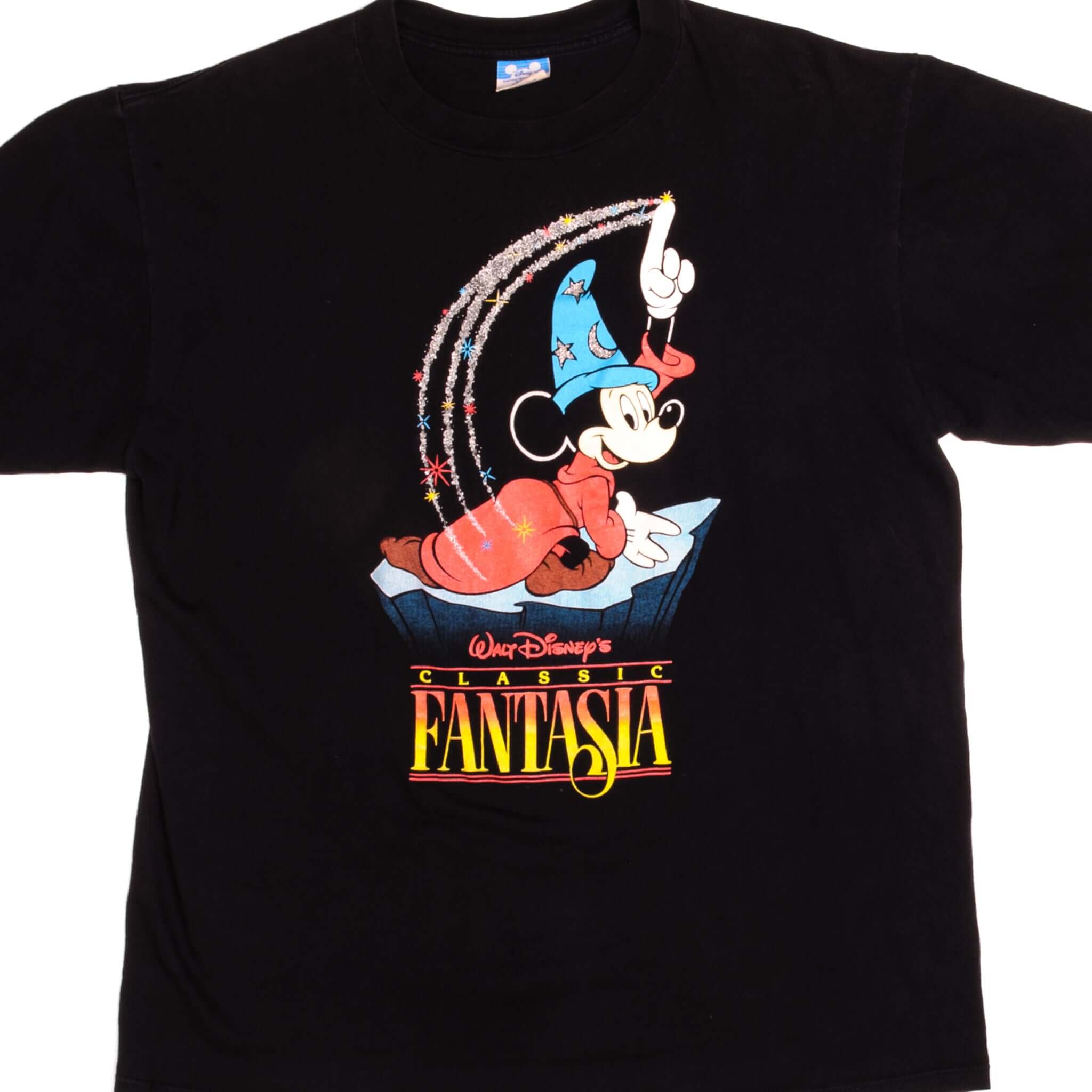 Vintage Disney Fantasia T-Shirt 1990s Retro Graphic Tee - Large Size - Made in USA - Perfect for Disney Fans, Collectors & Casual Wear