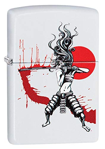 White Matte Samurai Girl