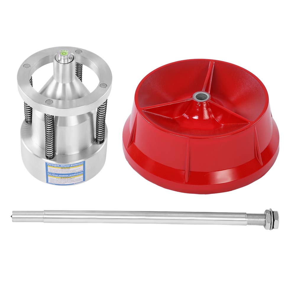 Heavy Duty Portable Truck Wheel Balancer - Bubble Level Rim Balancer for Smooth Rides & Tire Maintenance | Perfect for Semi Trucks, Trailers & Off-Road Vehicles