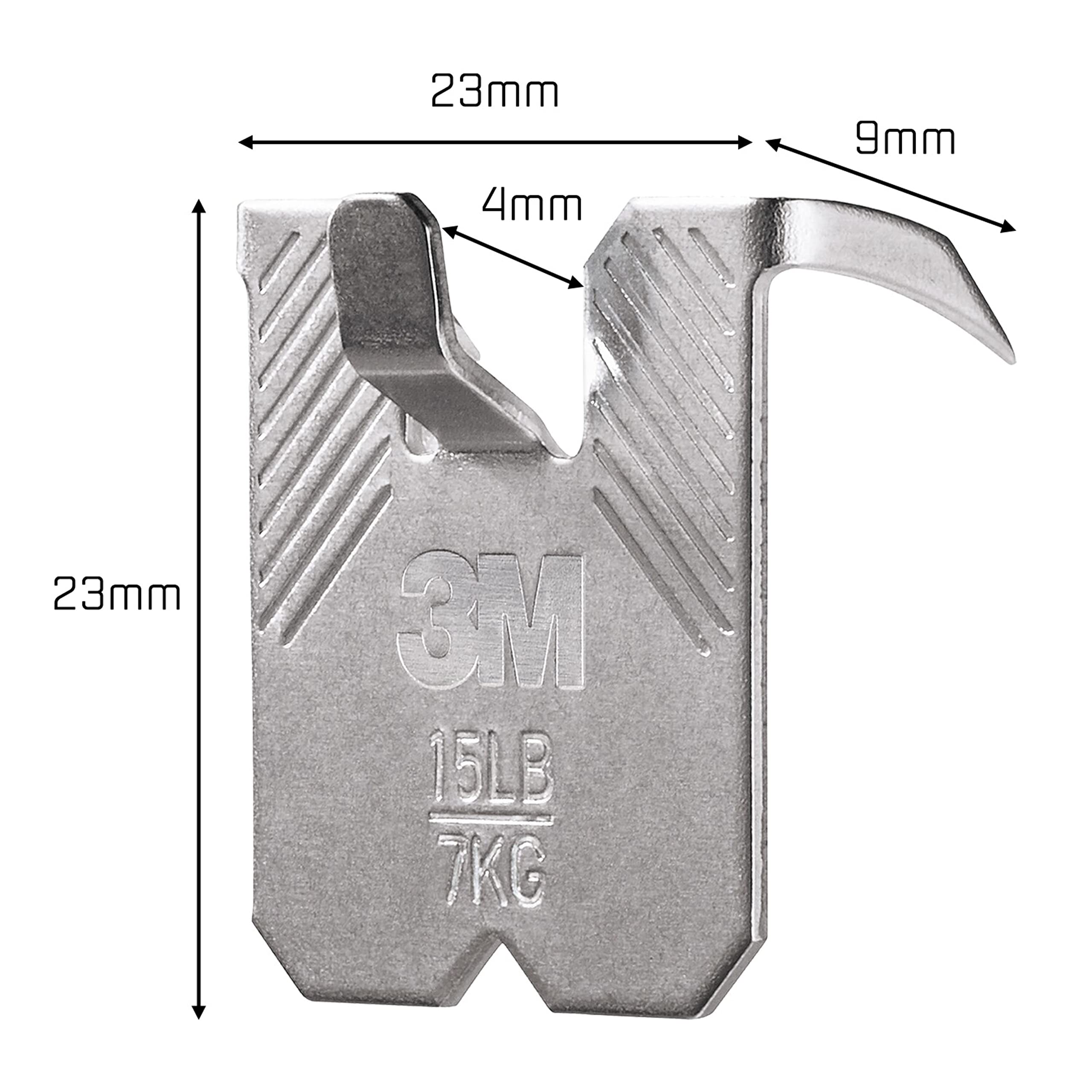3M Claw Drywall Picture Hangers - 4 Pack Heavy Duty Wall Hooks for Home Decor, Photos & Frames - Supports up to 7kg/15lbs - Perfect for Living Room, Bedroom & Office Wall Decorations