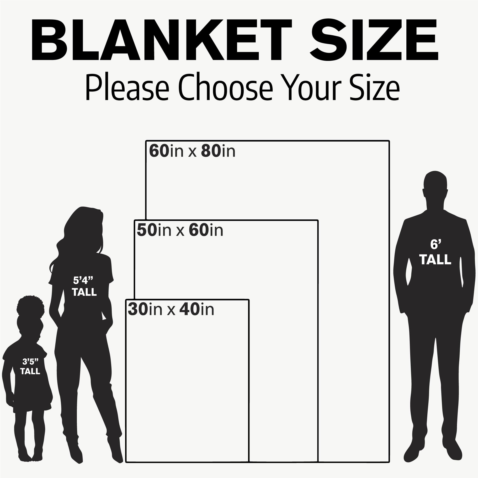 Custom Letter Blanket with Personalized Text - Perfect Gift for Christmas, Valentine's Day & Mother's Day | Cozy Personalized Throw Blanket for Couples, Family & Home Decor