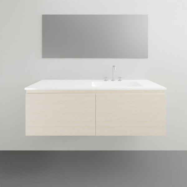 ADP Glacier Lite All Drawer Slim Vanity with Ceramic Top - Modern Bathroom Vanity Set with Storage Drawers & White Ceramic Countertop - Perfect for Small Bathrooms, Powder Rooms & Guest Baths