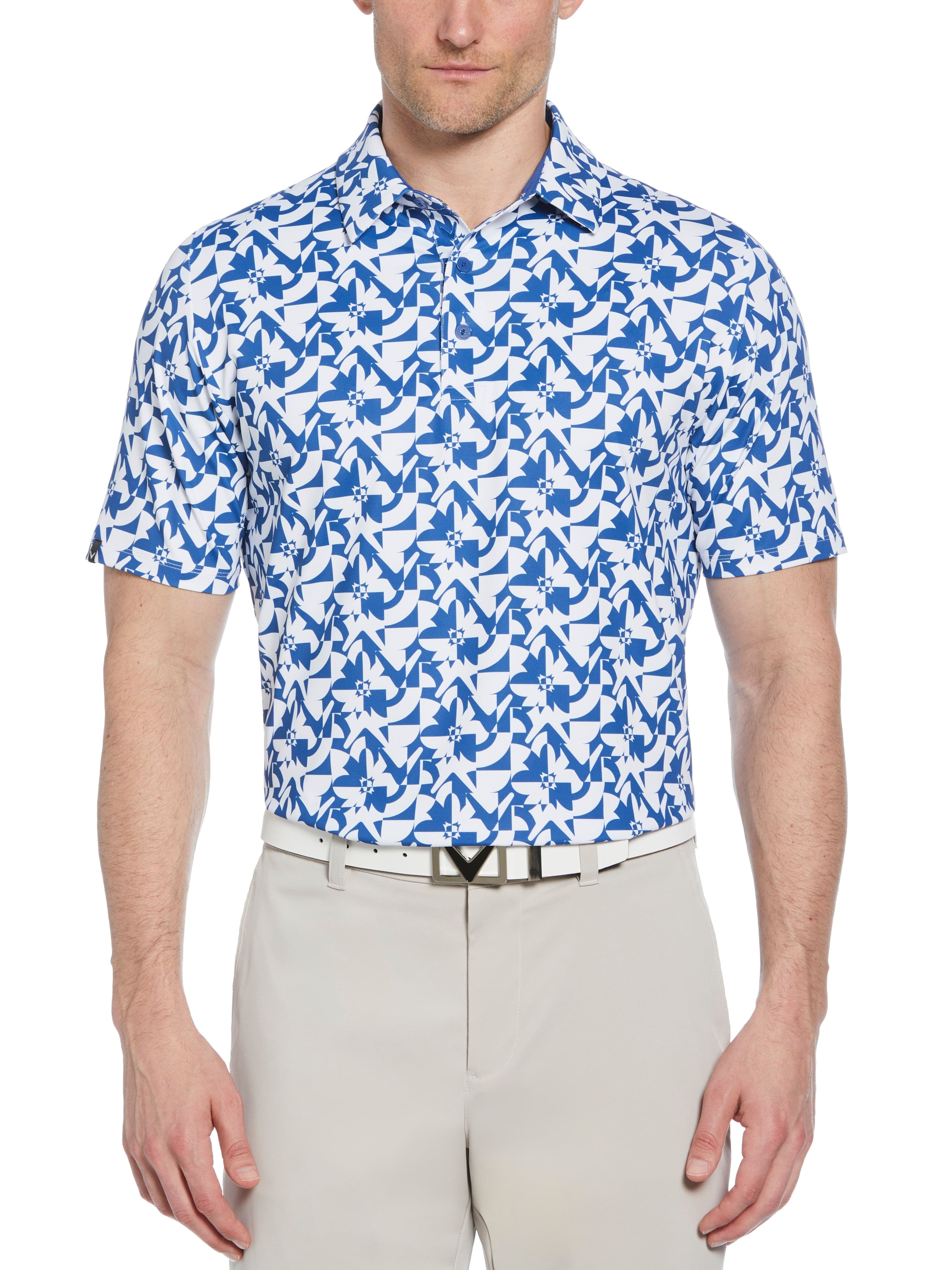 Men's Layered Floral Print T-Shirt - Stylish Casual Summer Tee for Outdoors, Travel & Everyday Wear