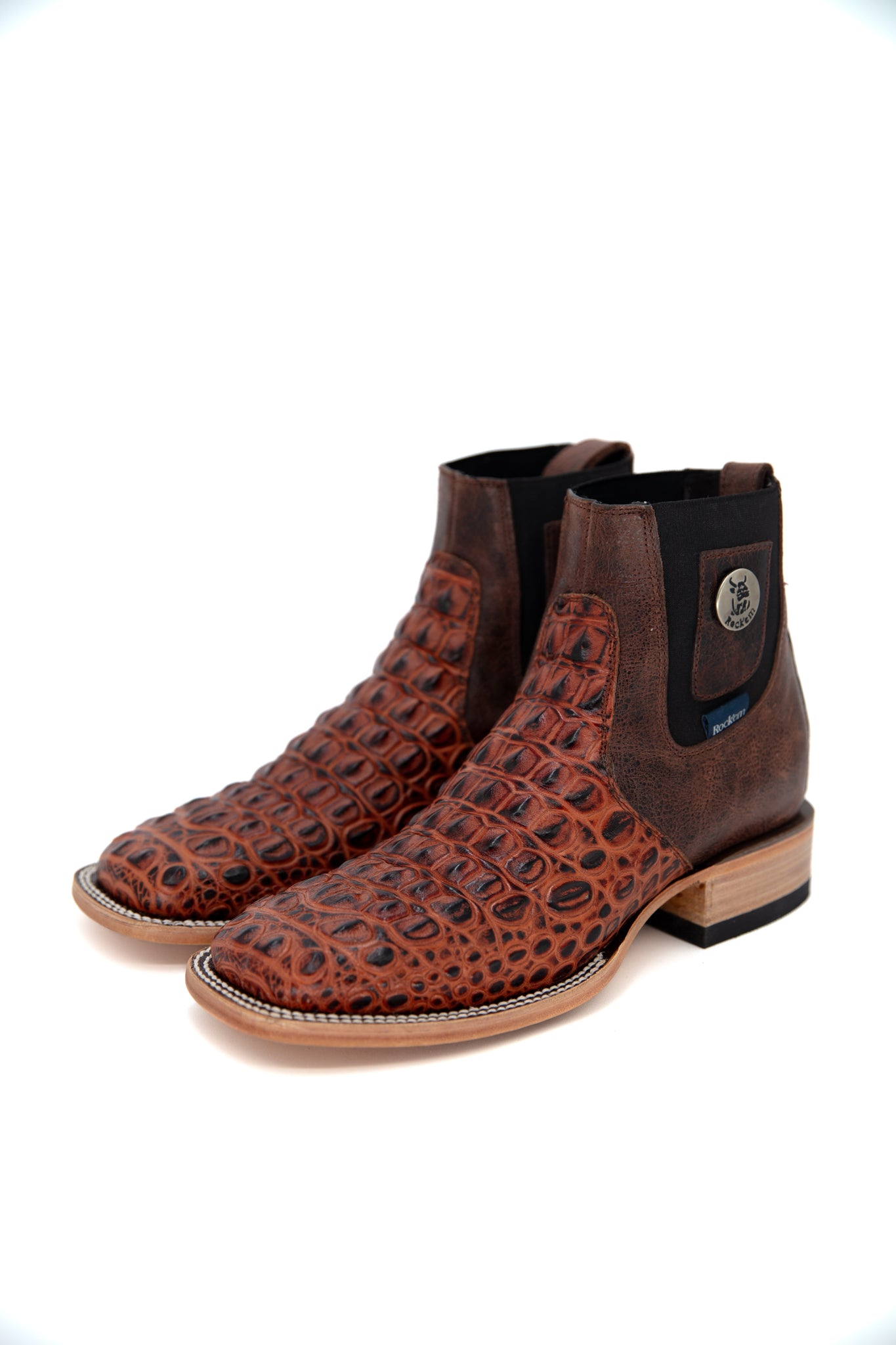 Lomo De Nilo Square Toe Men's Boots - Comfortable Leather Ankle Booties for Casual & Work | Final Sale