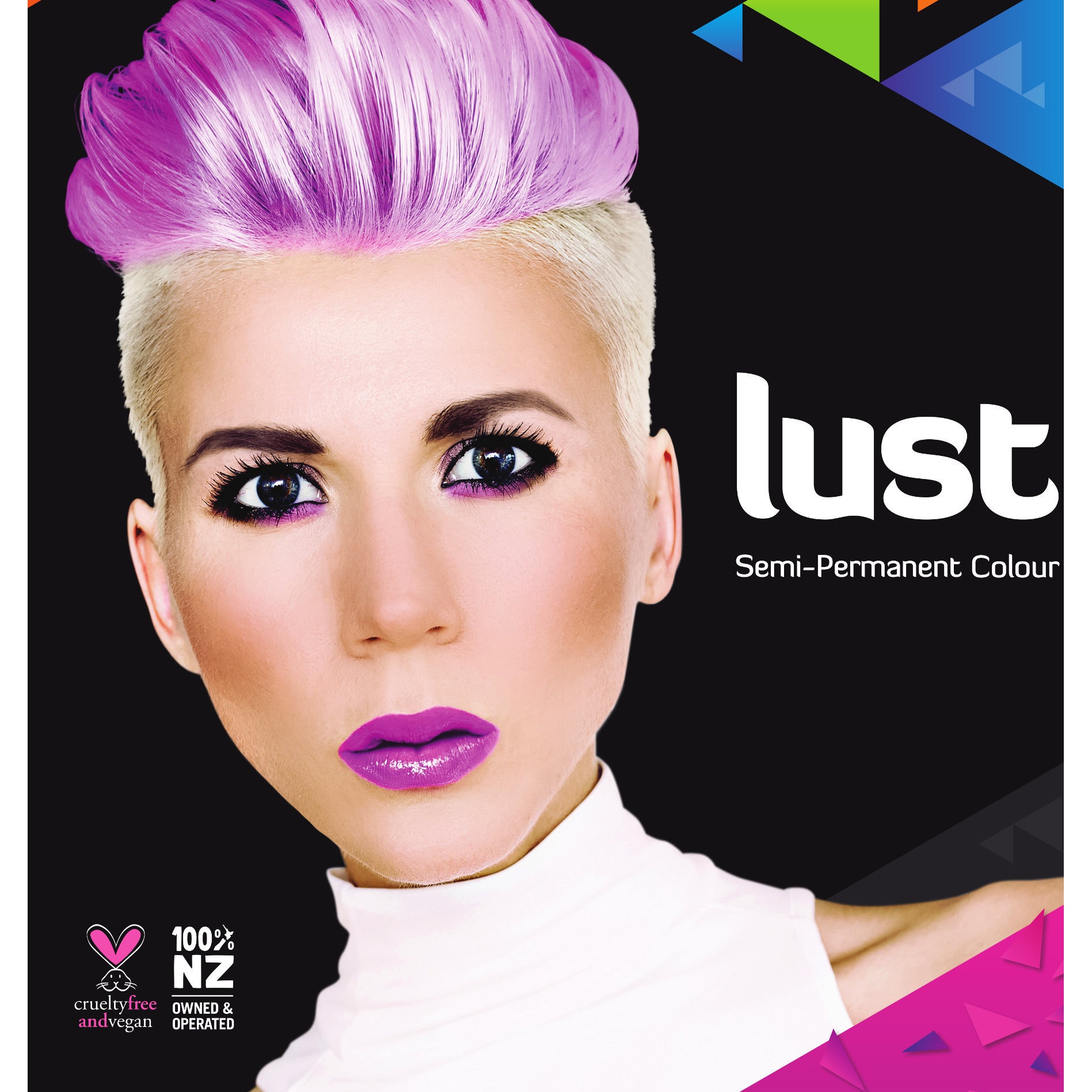 Lust Semi-Permanent Hair Color - Vibrant, Long-Lasting Dye for DIY Home Use & Salon Styling | Perfect for Parties, Cosplay & Creative Hair Makeovers