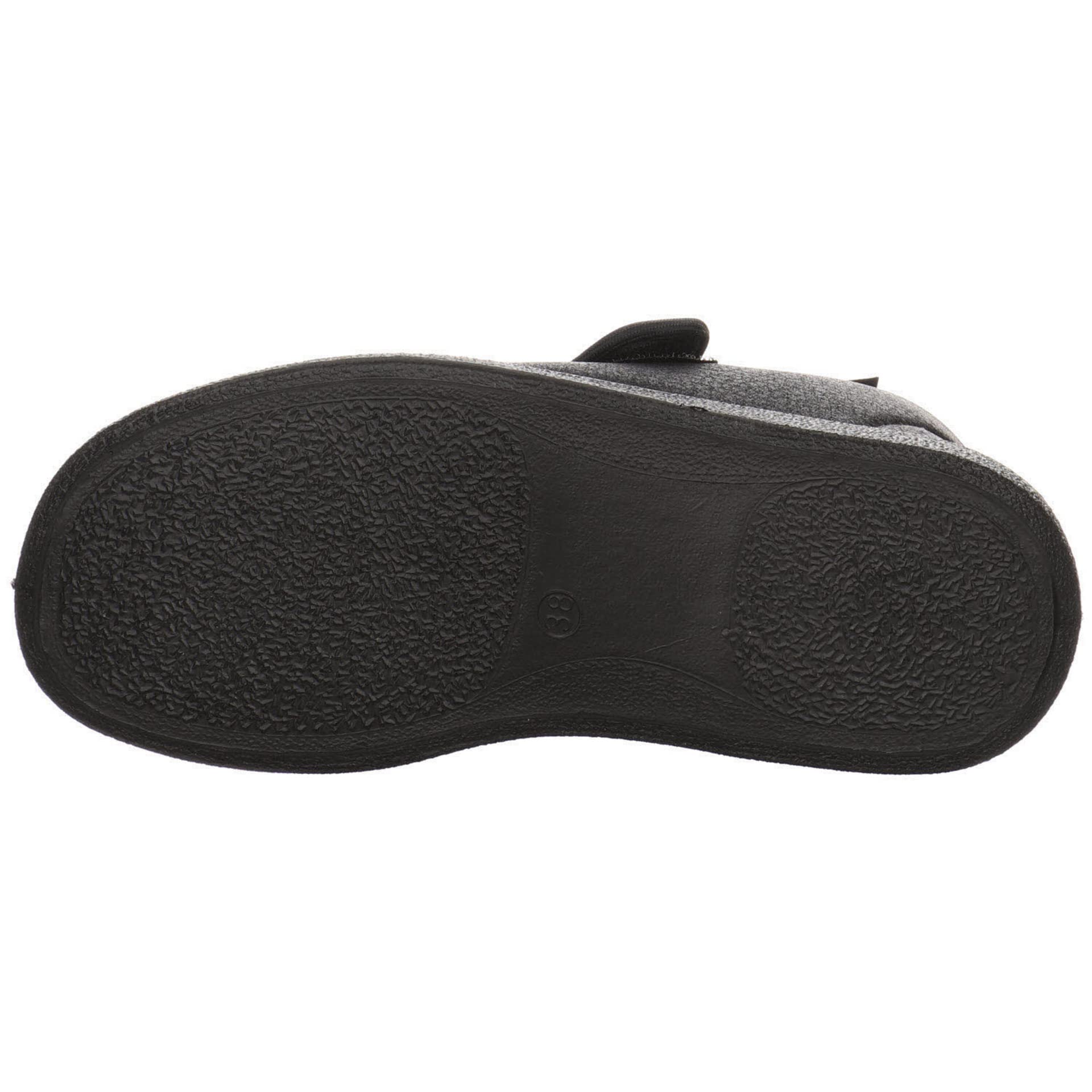 Fischer Men's High Hi-Top Slippers - Black Schwarz 222 - Size 14 | Comfortable Indoor/Outdoor House Shoes for Relaxing at Home, Lounging & Quick Errands