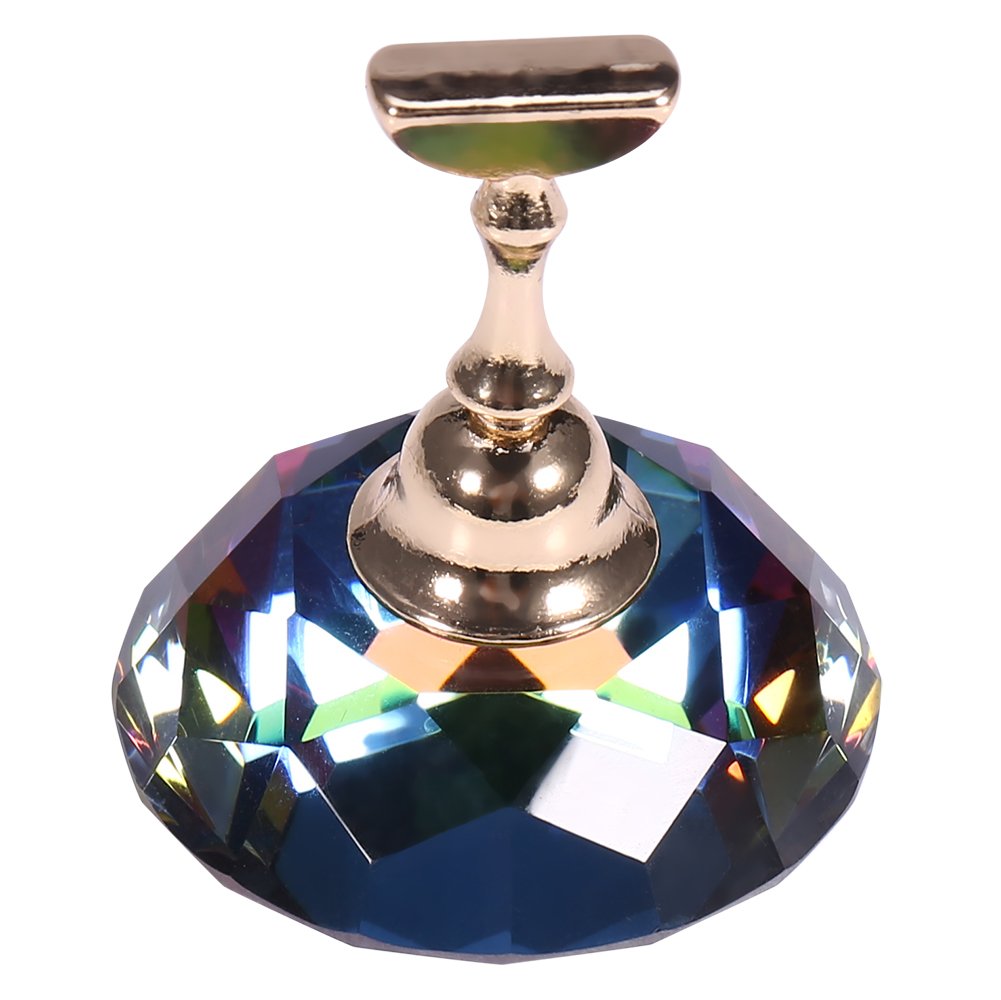 Magnetic Nail Tip Practice Stand - Alloy Nail Art Display Holder for Manicure & Nail Extension Training | Perfect for Salon Professionals & DIY Nail Enthusiasts at Home