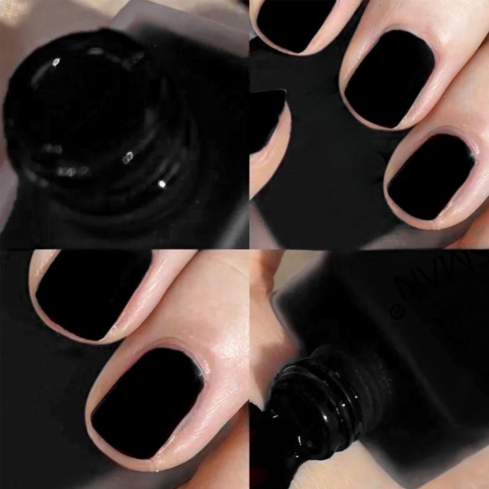 Matte Black Nail Polish - Fast Drying Velvet Top Coat for Men & Women (13ML) - Perfect for Everyday Wear, Special Occasions & Professional Manicures