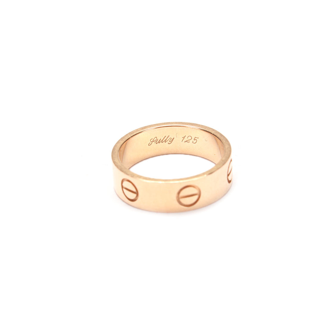18K Gold Mini Love Ring for Women - Elegant & Dainty Stackable Band - Perfect for Valentine's Day, Anniversary & Everyday Wear