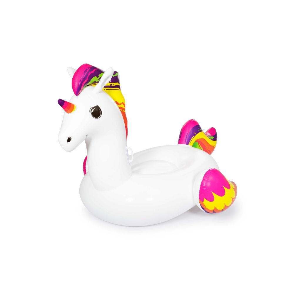 Bestway H2OGO! Supersized Unicorn Inflatable Pool Ride On for Kids - Large Floating Water Toy for Summer Fun, Backyard Pool Party & Outdoor Play