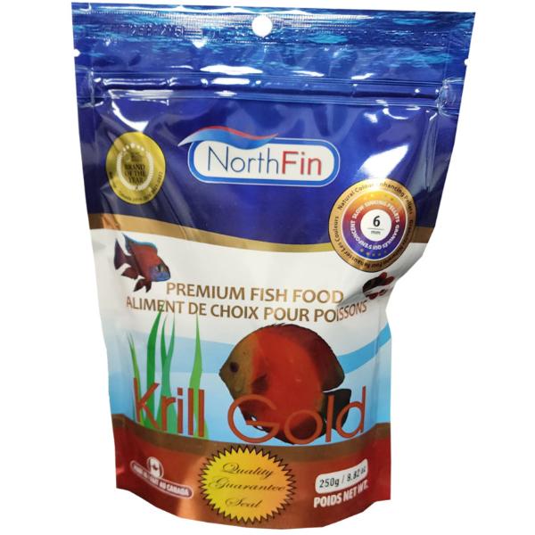 NorthFin Krill Gold Premium Fish Food - High Protein & Omega-3 Rich Tropical & Marine Fish Flakes - Perfect for Aquarium, Pond & Saltwater Fish Nutrition