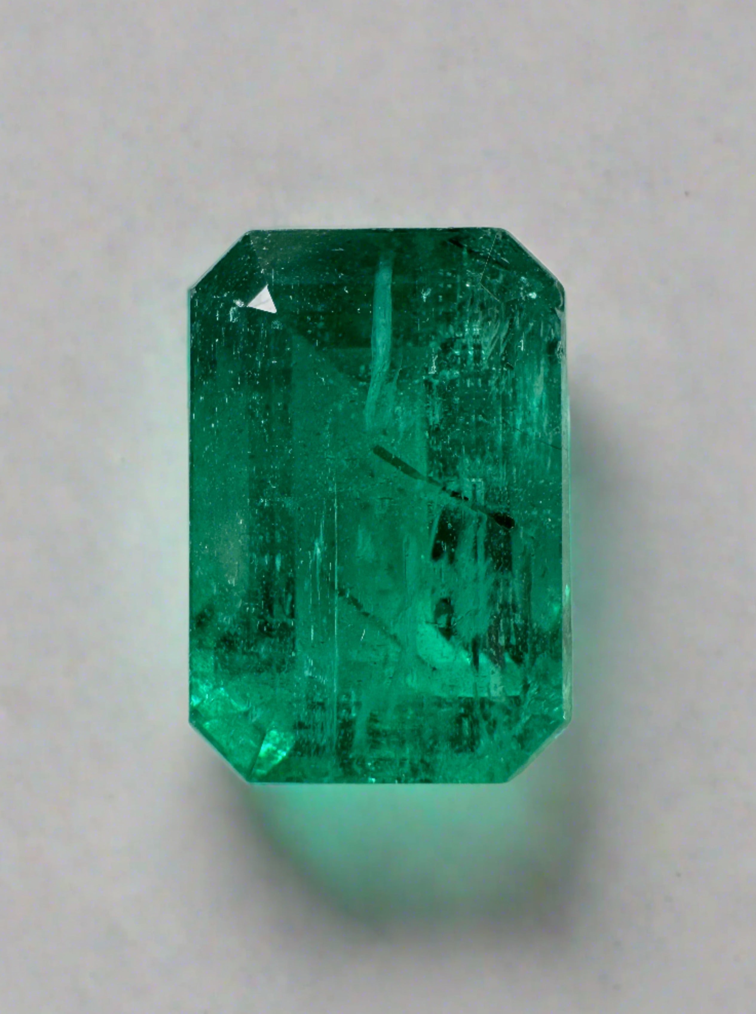 5.97 Carat 13x9mm Vivid Green Natural Loose Zambian Emerald Gemstone - Perfect for Engagement Rings, Fine Jewelry & Collector's Pieces