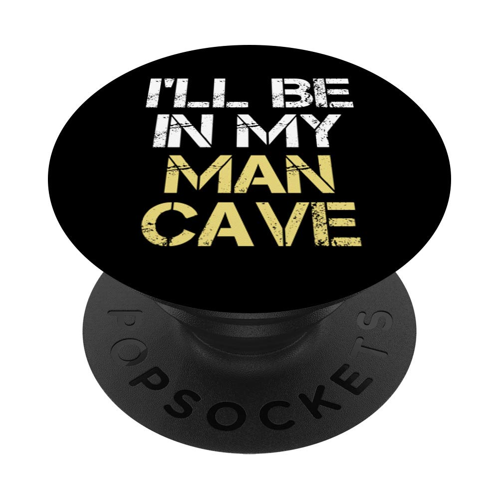 Man Cave PopSockets Swappable PopGrip - Custom Phone Grip & Stand for iPhone & Android - Perfect for Gaming, Work & Home Office Decor