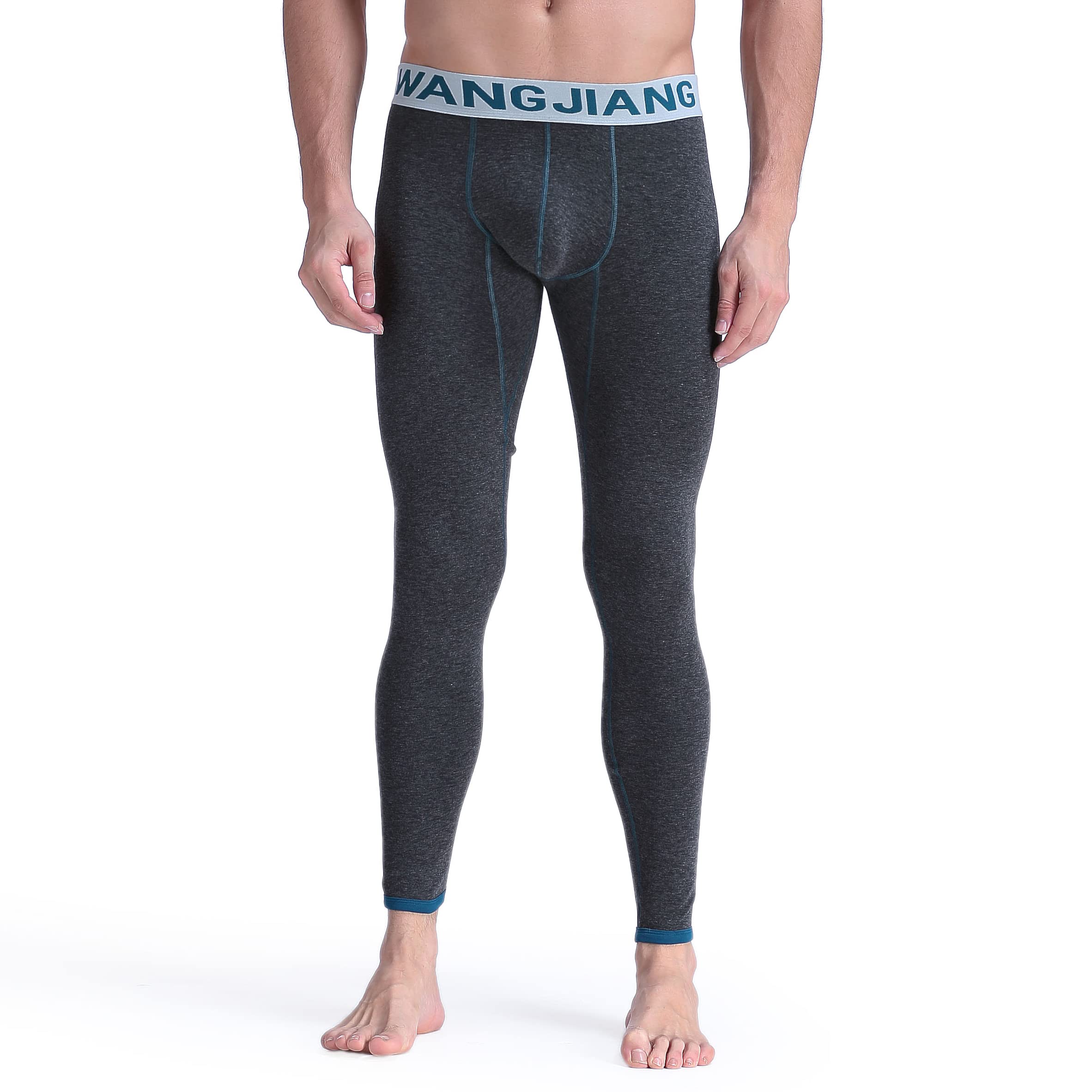 Azuki Men's Thermal Underwear Bottoms - Winter Base Layer Pants, Fleece-Lined Long Johns for Cold Weather - Perfect for Skiing, Hiking & Outdoor Activities