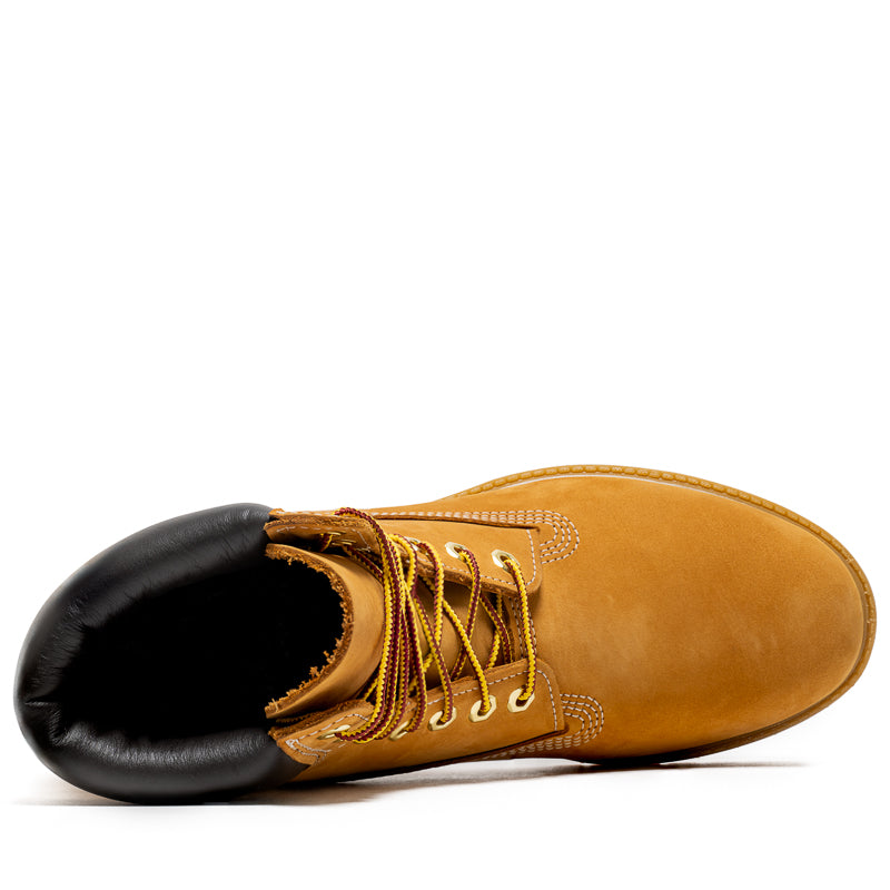 Timberland Premium 6-Inch Waterproof Leather Boots for Men - Wheat Brown Hiking & Work Boots - Perfect for Outdoor Adventures & Winter Wear