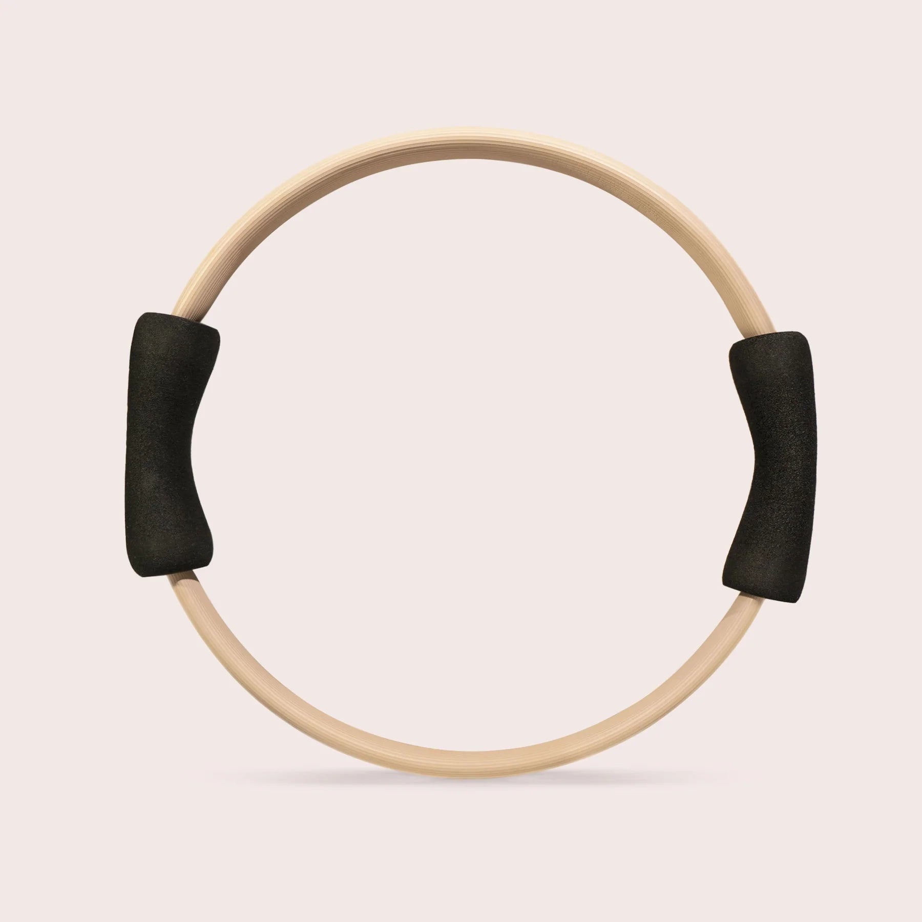 BAHE 38cm Pilates Ring - Fitness Equipment for Home Workouts, Yoga & Strength Training - Dusty Beige Tone for Women & Men - Perfect for Core Exercises, Stretching & Rehabilitation