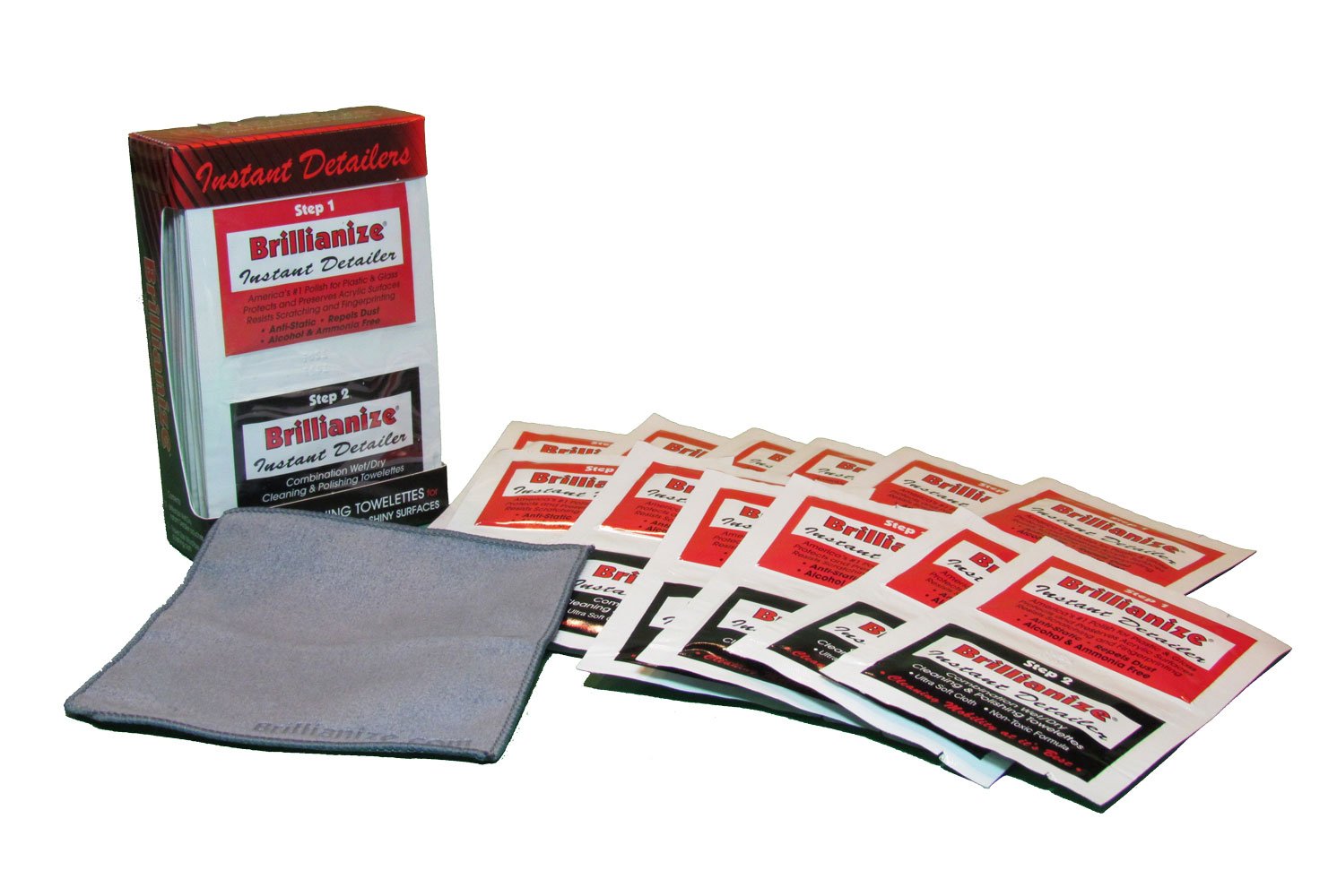 Instant Detailer Cleaning Kit for Cars - Quick & Easy Auto Detailing Spray with Microfiber Towel | Perfect for Car Wash, Waxing & Interior Cleaning