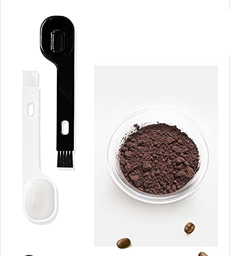 WOIWO 4-Piece Coffee Grinder Cleaning Brush Set - Plastic Bristle Brushes for Bean Grinders & Espresso Machines - Perfect for Home Baristas & Coffee Shops