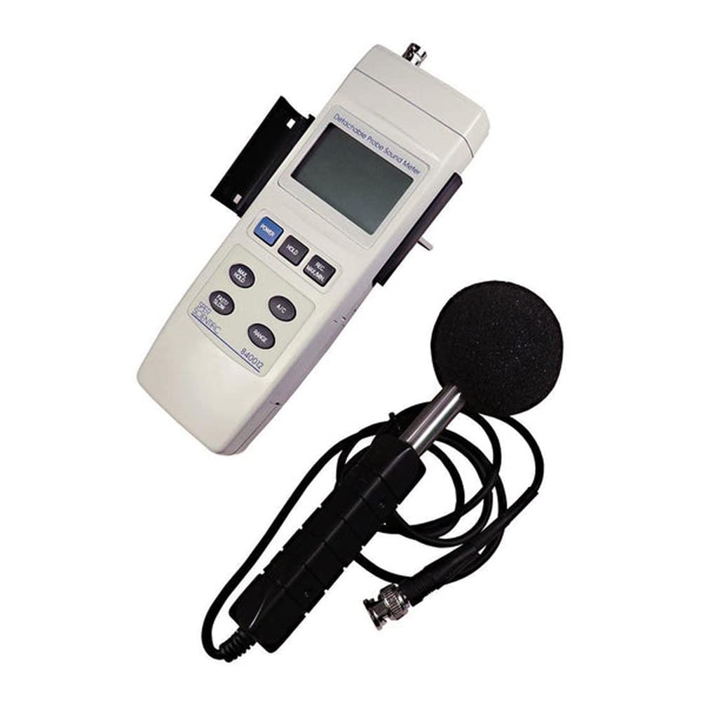 Sper Scientific 840012 Digital Sound Level Meter with Detachable Probe - Accurate Noise Measurement for Home, Office, and Industrial Use