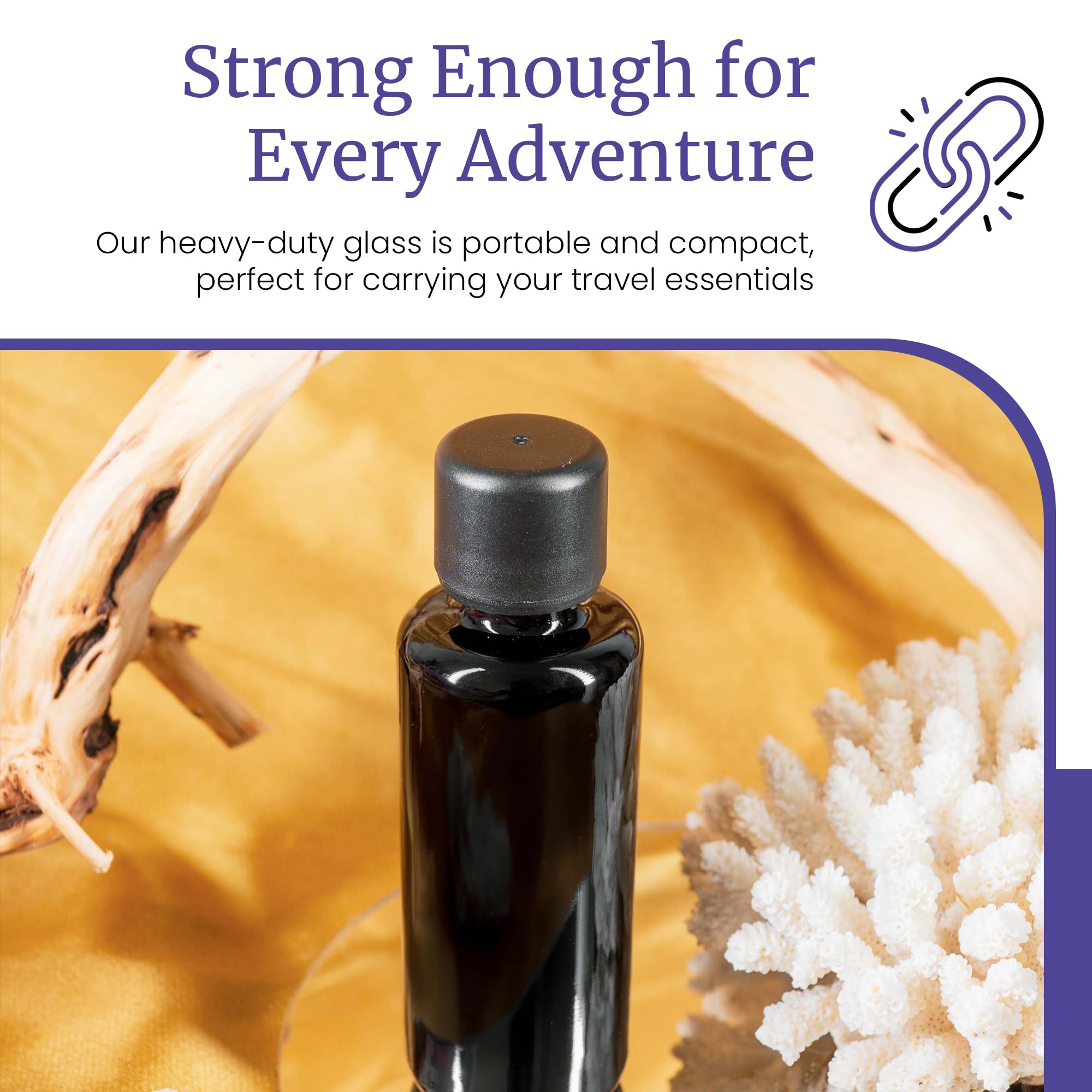 Infinity Jars 50ml (1.7oz) Glass Bottles with Euro Dropper & UV Protection - 10 Pack Airtight Essential Oil Storage Containers for Long-Term Preservation | Perfect for DIY Serums, Herbal Extracts & Aromatherapy Use at Home