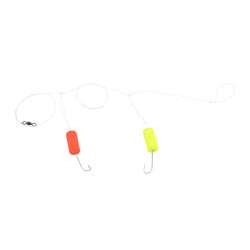 Premium American Fishing Wire Double Drop Rig - Strong Saltwater & Freshwater Fishing Setup for Bottom Fishing, Surf Casting & Offshore Angling
