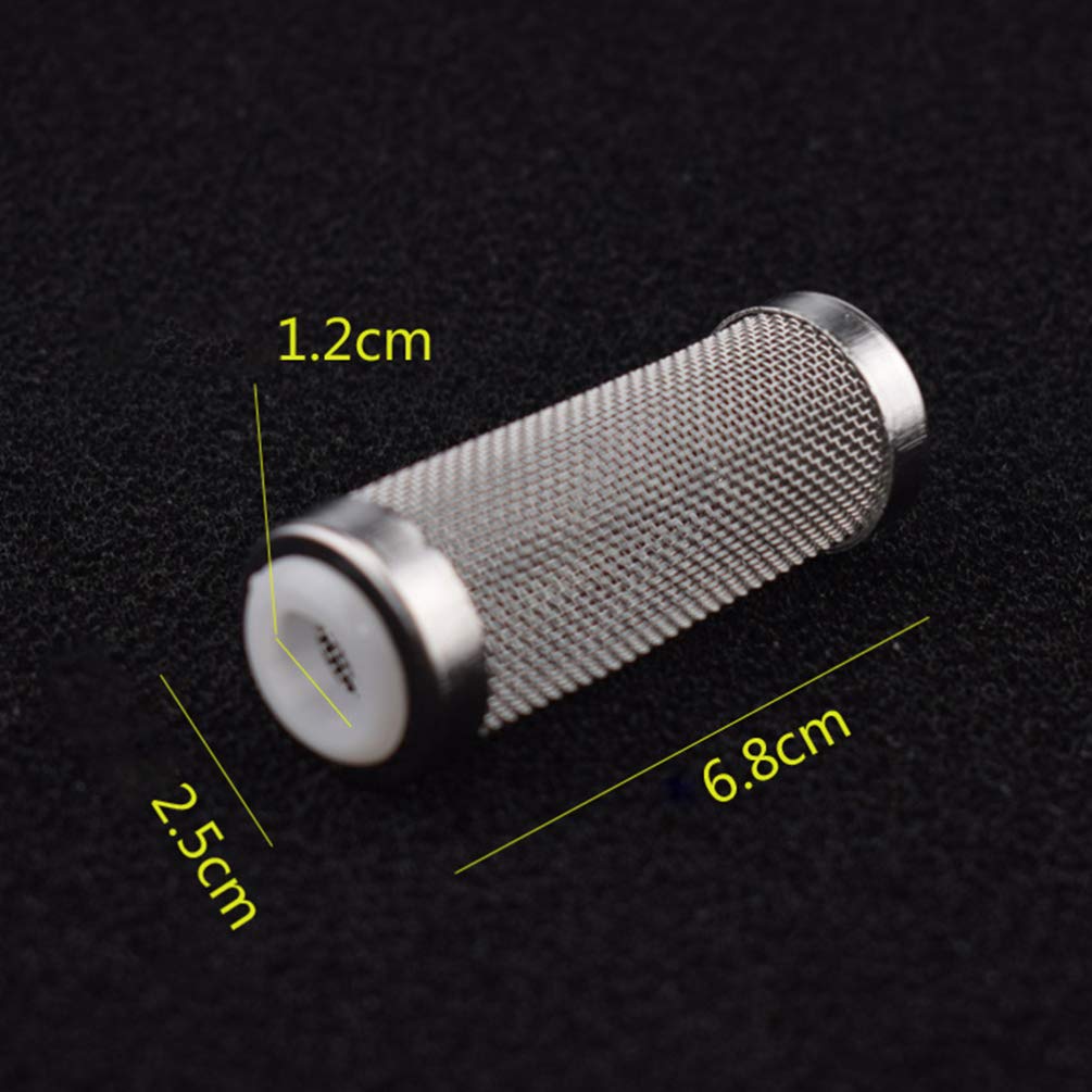 POPETPOP Sponge Filters 3PCS - Stainless Steel Aquarium Intake Cover for Fish Tanks - Home & Office Use