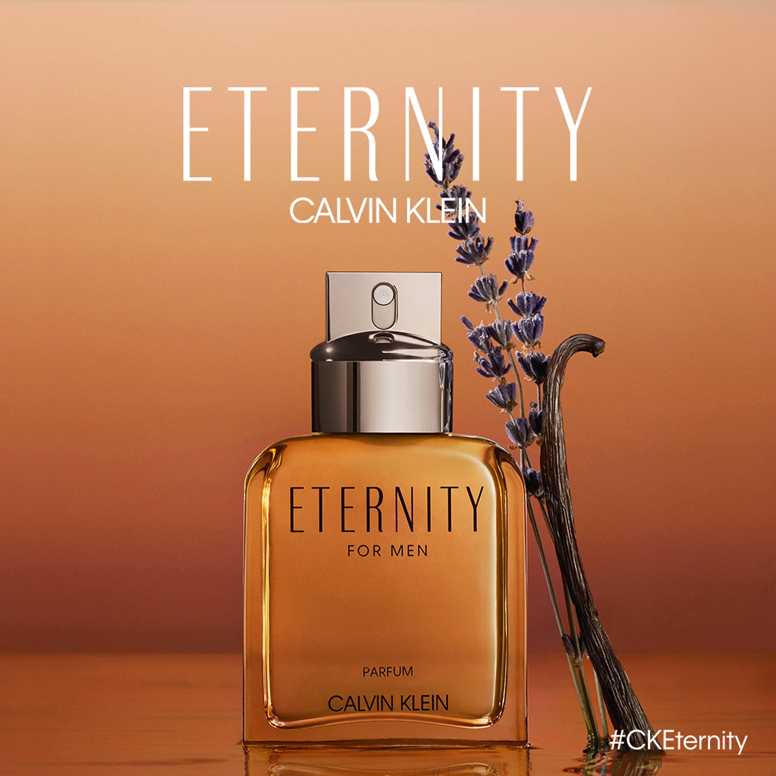 Calvin Klein Eternity for Men Eau de Parfum - Lavender, Rum & Vanilla Cologne - Long Lasting Fougère Fragrance - Perfect for Date Night, Office & Special Occasions