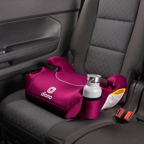 Diono Solana Backless Booster Car Seat (2 Pack) - Lightweight & Portable for Kids 3-12 Years - Perfect for Travel, School, and Carpooling