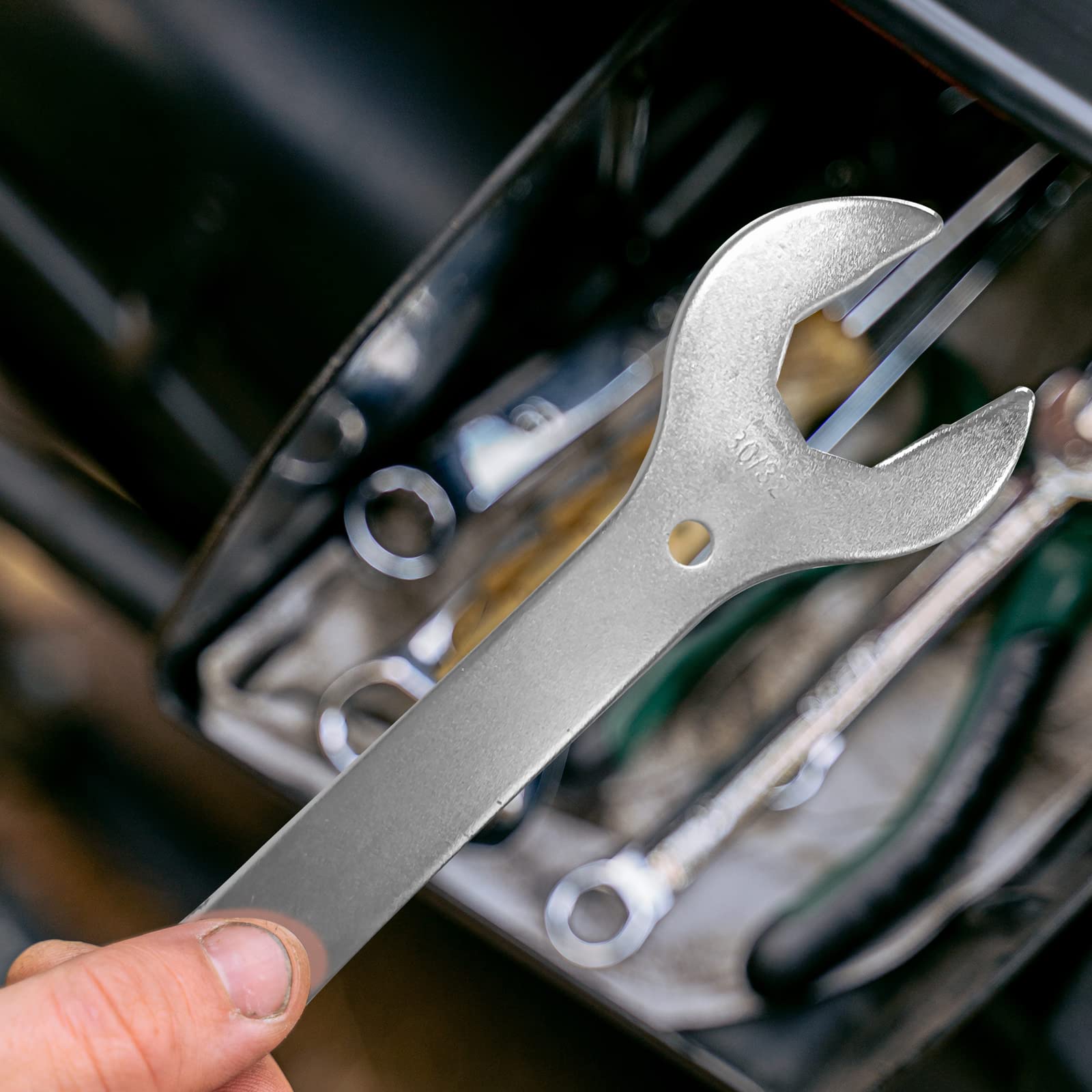 Top-Spring 4-in-1 Bike Headset Wrench Spanner - 30/32/36/40mm Bicycle Repair Tool for Wheel Hubs & Pedals - Professional Bike Maintenance Multi-Tool for Cyclists & DIY Enthusiasts - Perfect for Road Bikes, Mountain Bikes & Home Workshop Repairs