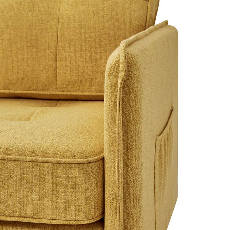 Ricarda Sofa with Removable Cushions - Easy to Clean Modern Living Room Furniture for Home & Office Comfort