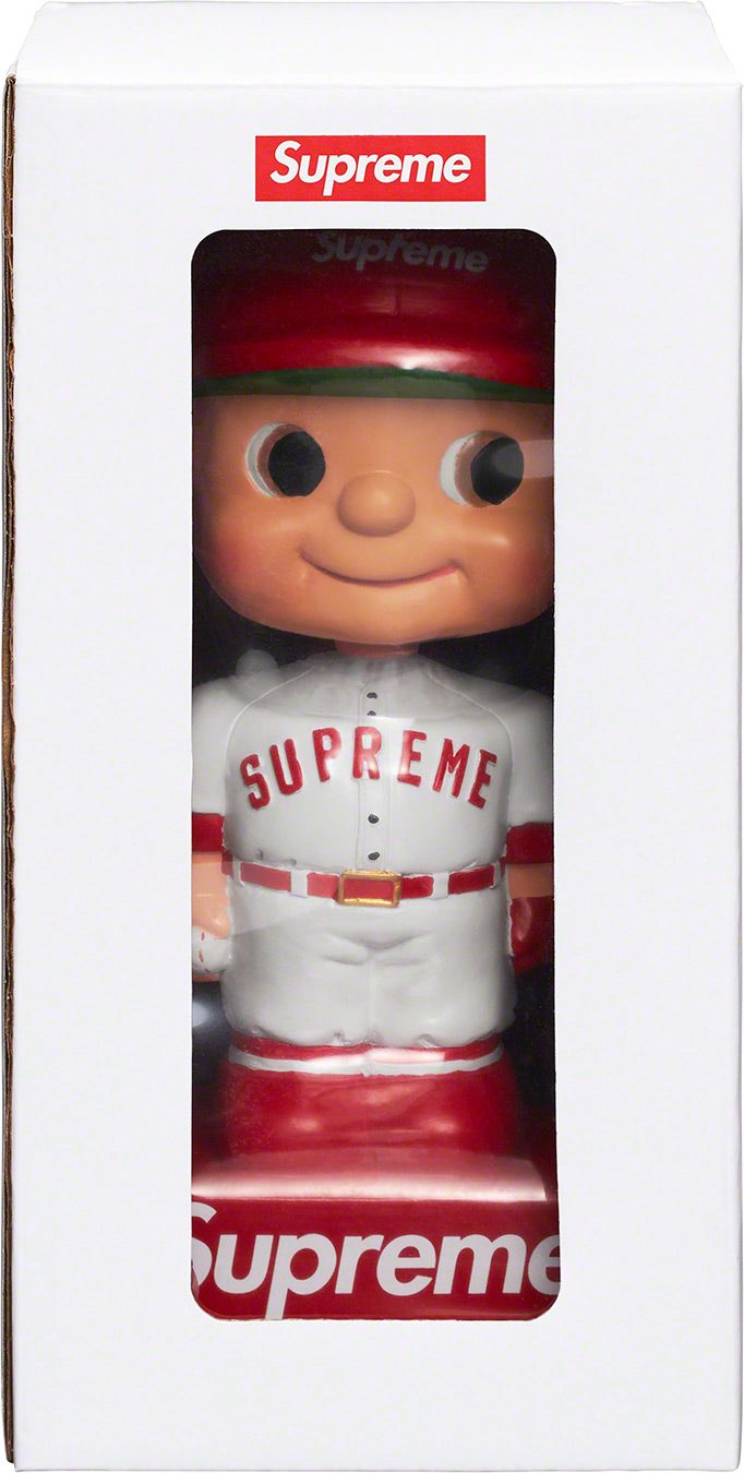 Supreme Bobblehead Red - Fun Collectible Figurine for Desk Decor, Gifts & Fan Merchandise | Perfect for Office, Home & Car Dashboard