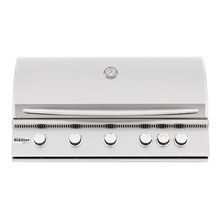 Summerset Sizzler Series 40 Built-In Natural Gas Grill - Premium Outdoor BBQ Grill for Backyard, Patio & Deck Cooking (SIZ40 NG/LP)