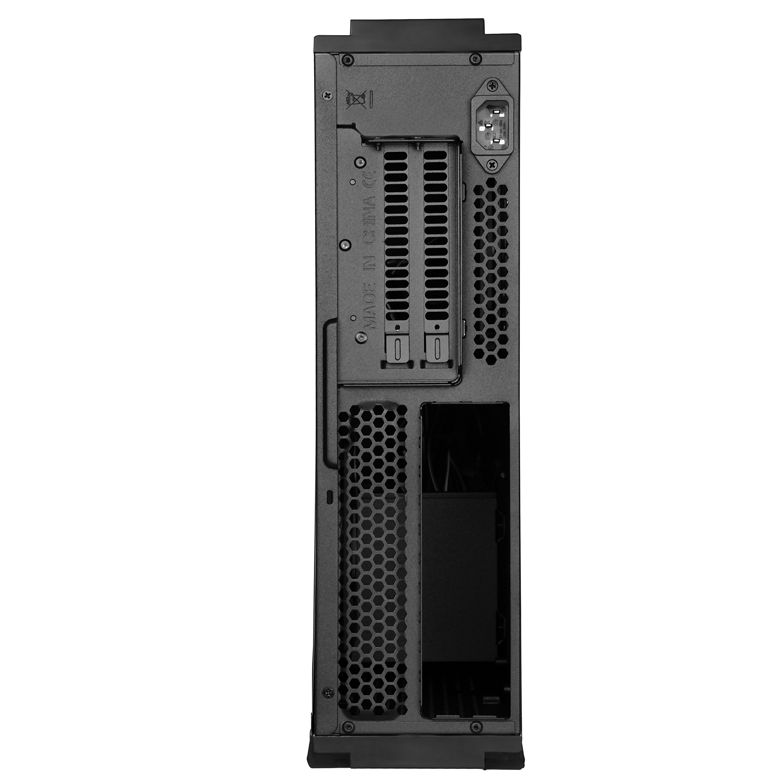 SilverStone Technology RVZ03B Slim Mini-ITX Computer Case with Integrated RGB Lighting - Compact Gaming PC Case for Home Theater & Small Space Setups