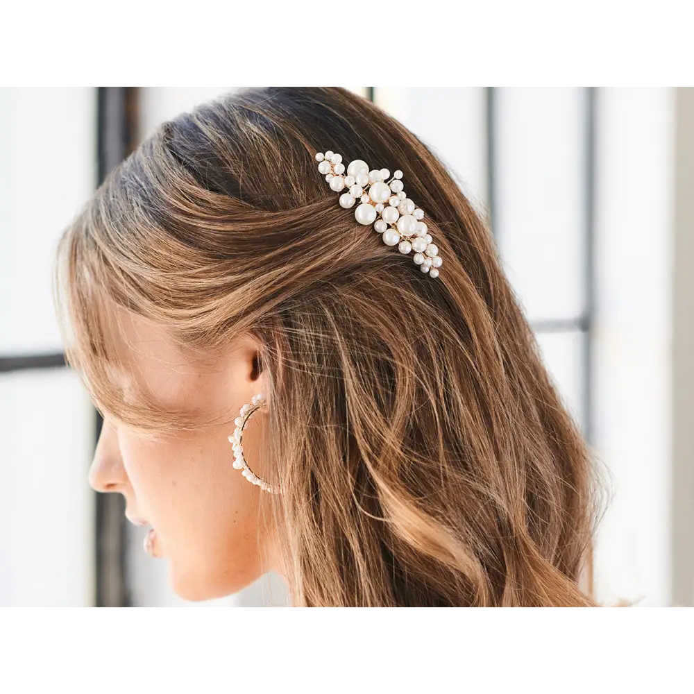 Elegant Bridal Hair Comb with Rhinestones - Wedding Hair Accessory for Brides, Bridesmaids & Prom | HC2323 | Perfect for Weddings, Proms & Special Occasions