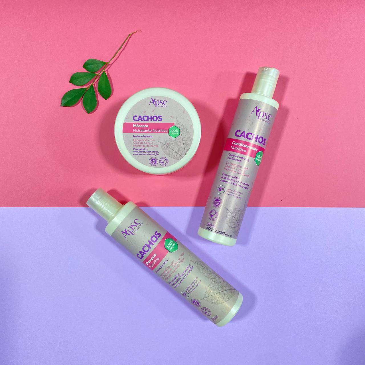 Apse Cosmetics Curly Hair Care Kit - Hydrating Shampoo, Deep Conditioner & Repairing Hair Mask (3-Piece Set) for Defined Curls & Frizz Control | Perfect for Natural Curly Hair & Dry Scalp Care