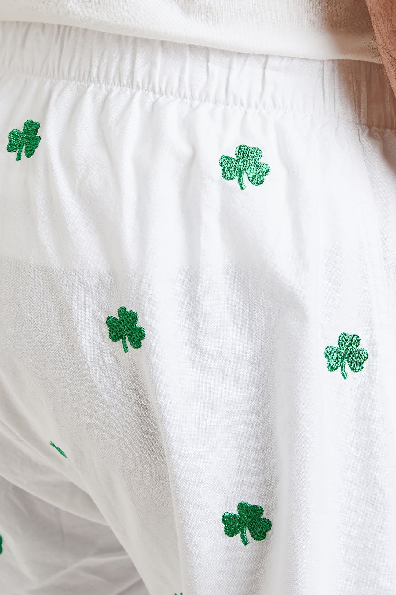Barefoot Boxer White Oxford Shoes with Shamrock Design - Comfortable & Stylish for Casual Wear, Office, and Everyday Use