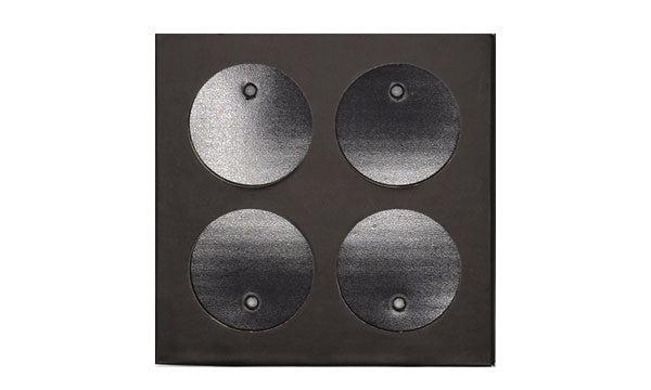 Ben Nye Empty 4 Well Refillable Makeup Palette - Professional Cosmetic Mixing Tray for Makeup Artists & DIY Beauty Enthusiasts - Perfect for Travel, Home Use & Salon Makeup Organization