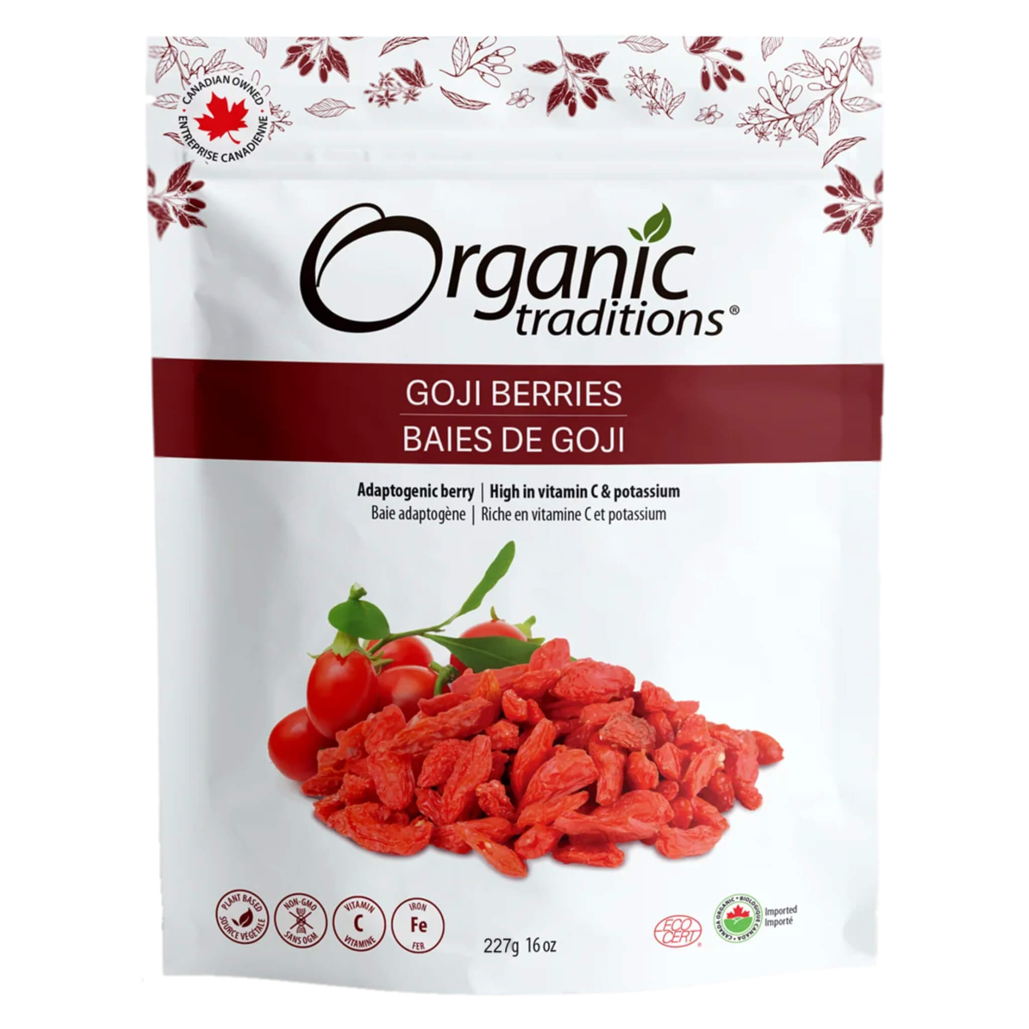Organic Goji Berries - Premium Dried Superfood for Smoothies, Baking & Snacking - Rich in Antioxidants & Vitamins - Healthy Energy Boost for Breakfast, Trail Mix & Tea