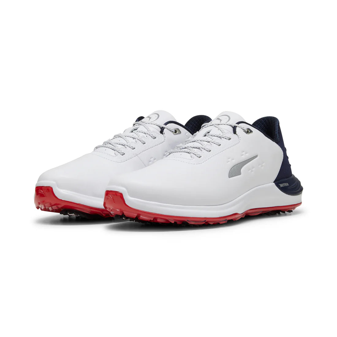 Puma PHANTOMCAT NITRO Men's Golf Shoes - Lightweight & Comfortable Spiked Golf Shoes for Men - Perfect for Golf Course & Driving Range
